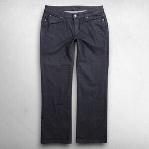 prAna Jada Bootcut Jeans Short Inseam Lightweight Stretch Women 8/29 Black